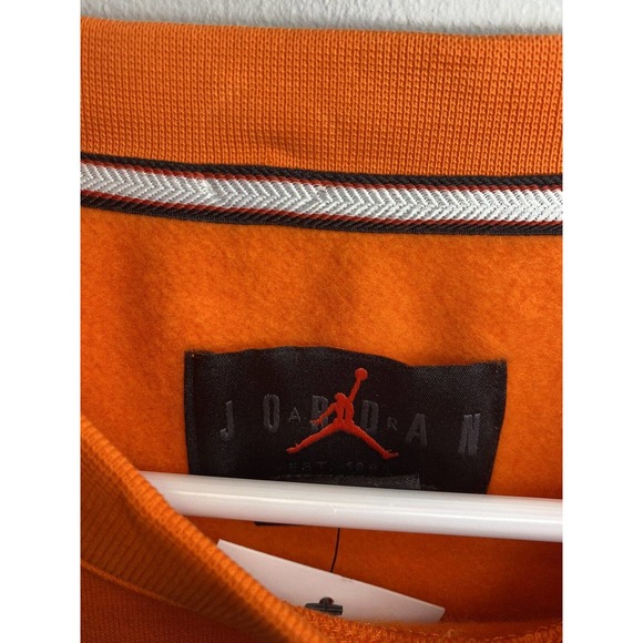 Nike Jordan Flight MVP Wheaties Crew Sweatshirt Orange DV7588-817 Men Sz XL NWT - Picture 3 of 8